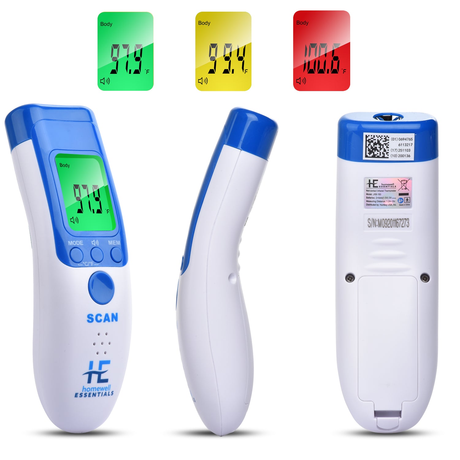 Homewell Essentials No-Touch Digital Thermometer